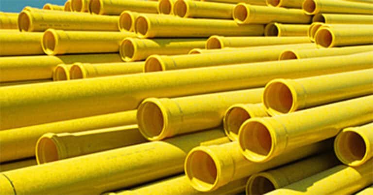 pile of yellow pipes